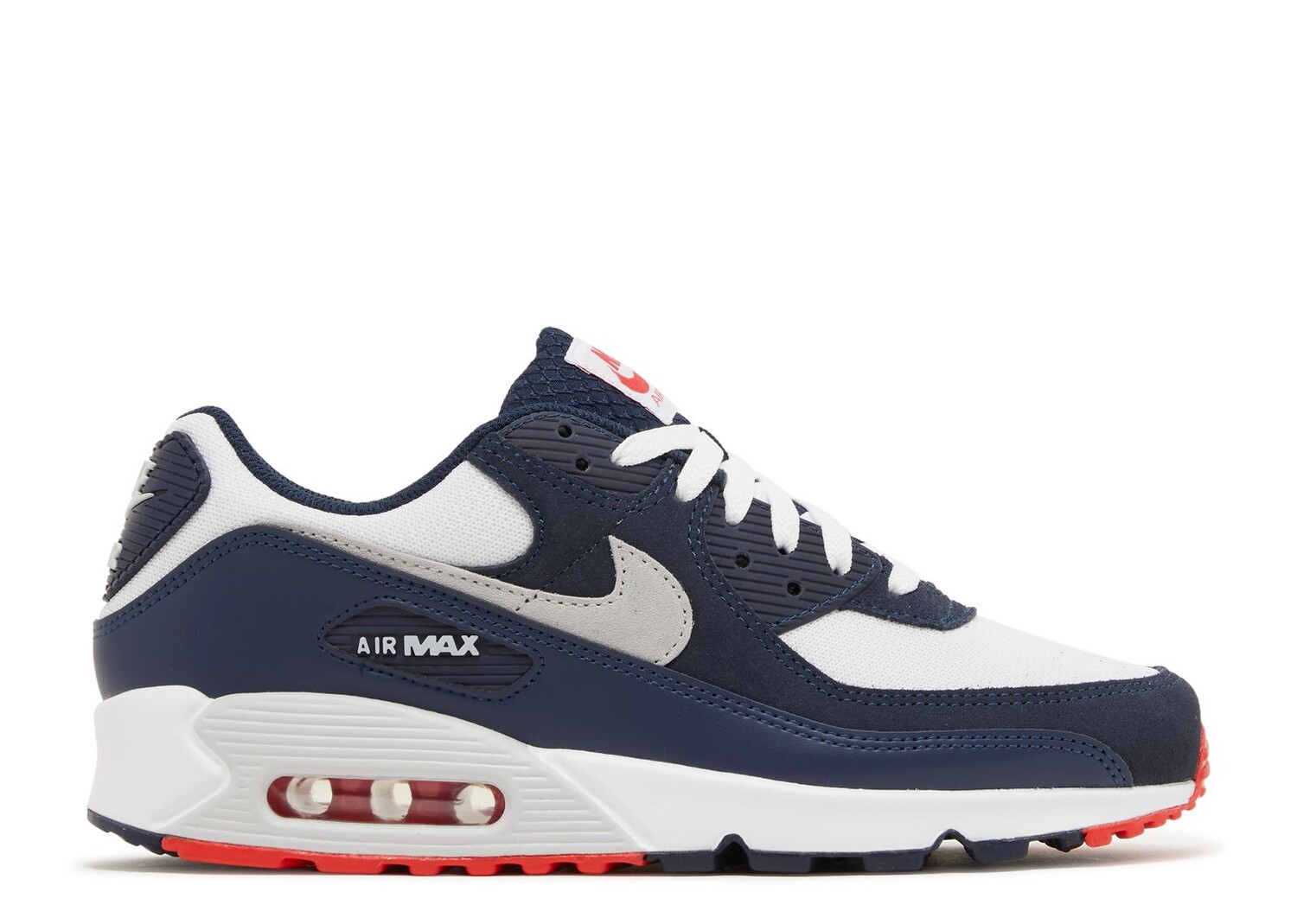 

Кроссовки Nike Air Max 90 'Obsidian Track Red', синий, Синий;серый, Кроссовки Nike Air Max 90 'Obsidian Track Red', синий