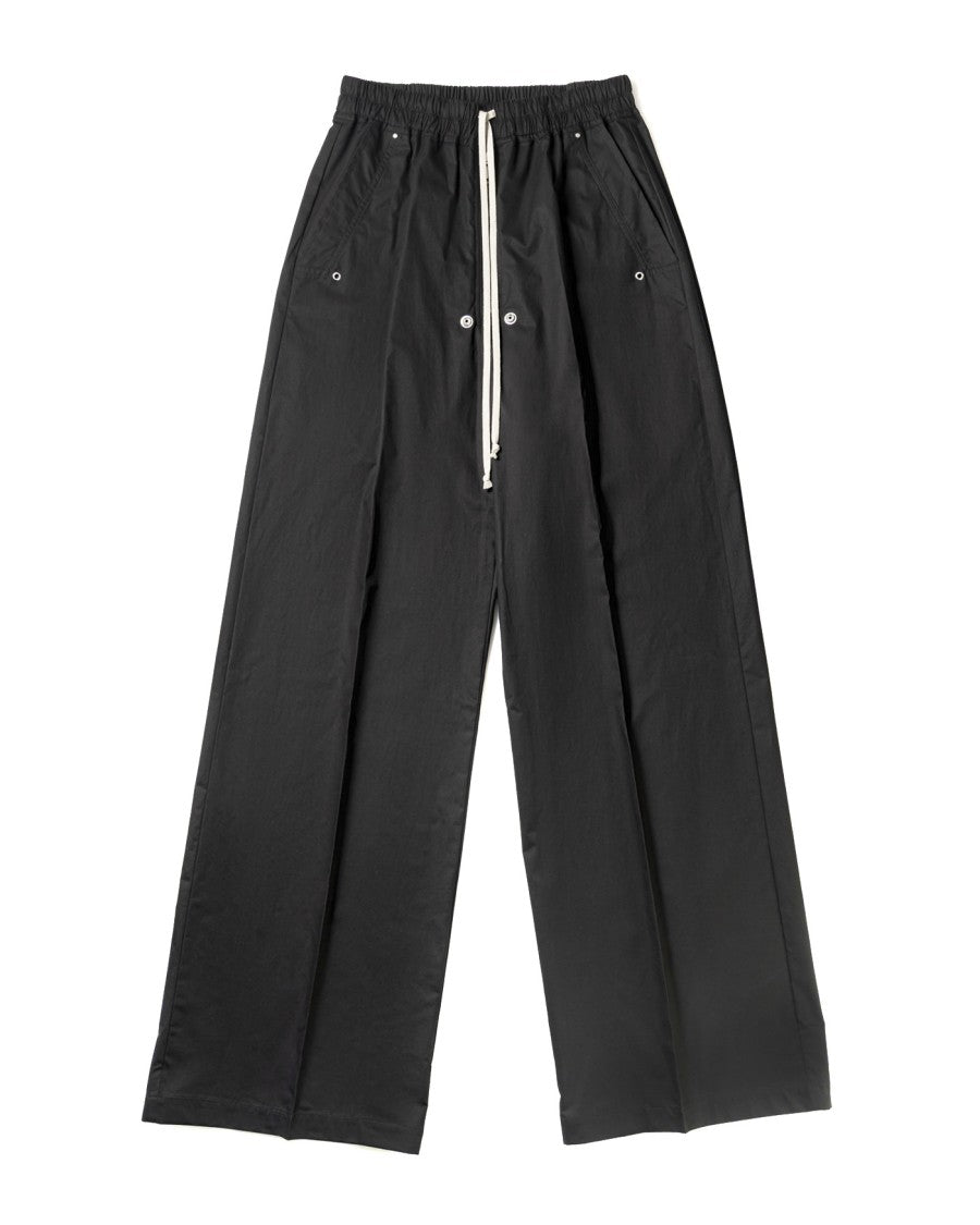 

Широкие черные брюки на шнурке Rick Owens