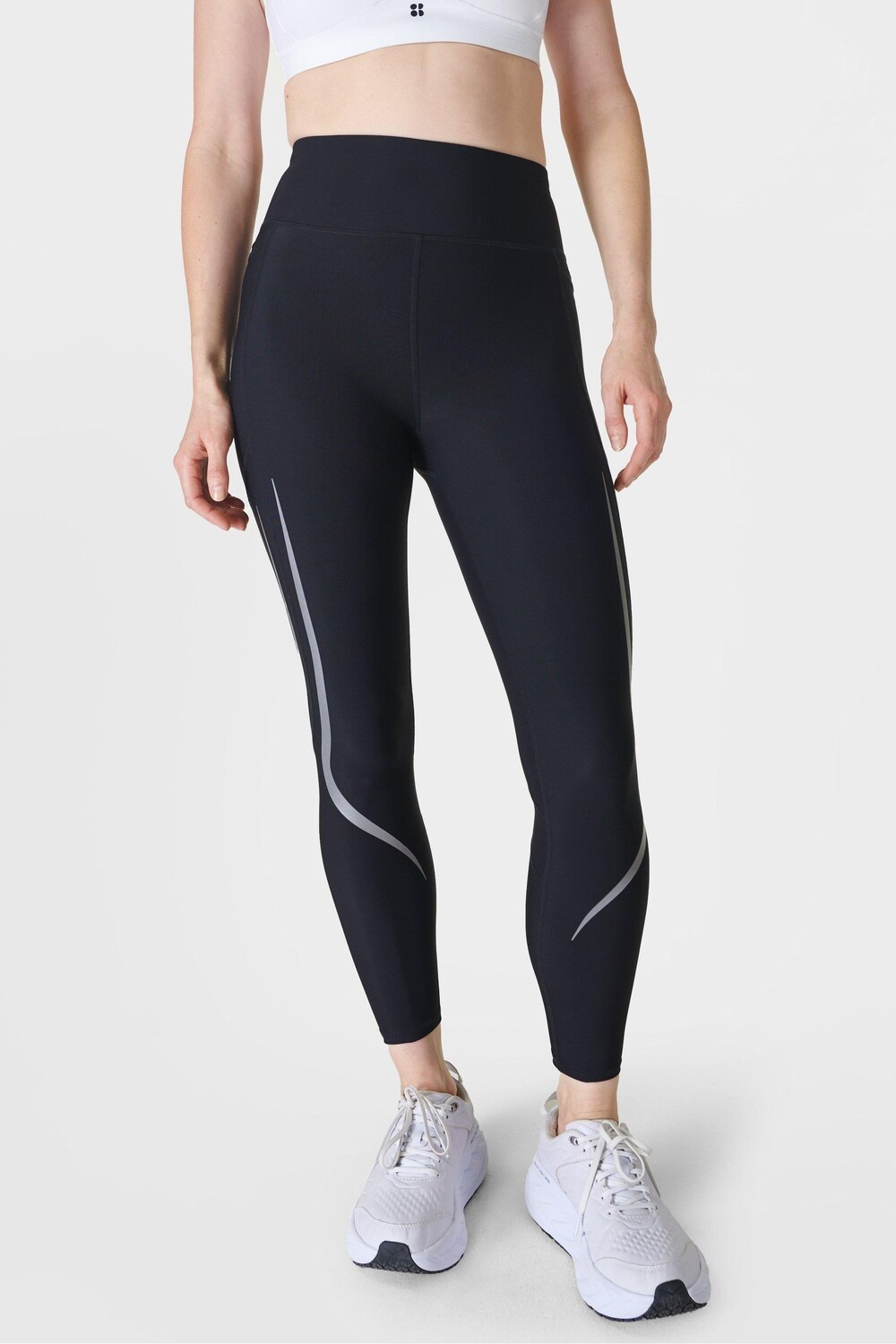 

Леггинсы для бега с подсветкой в условиях невесомости Sweaty Betty, черный