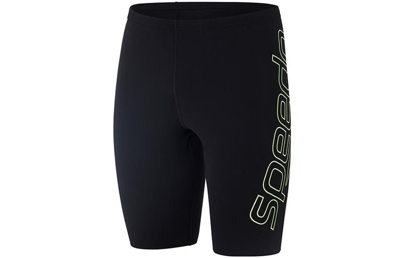 

Speedo Плавательные шорты мужские, черно-зеленого цвета