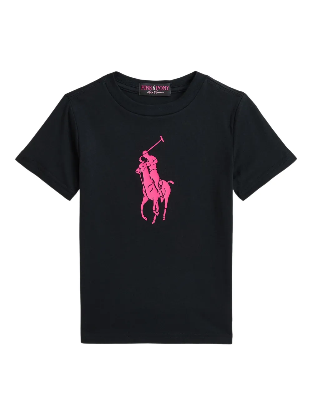 

Футболка с логотипом Polo Pony POLO RALPH LAUREN KIDS, черный