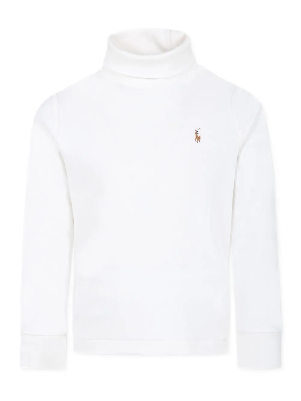 

Топ с вышитым логотипом POLO RALPH LAUREN KIDS, белый