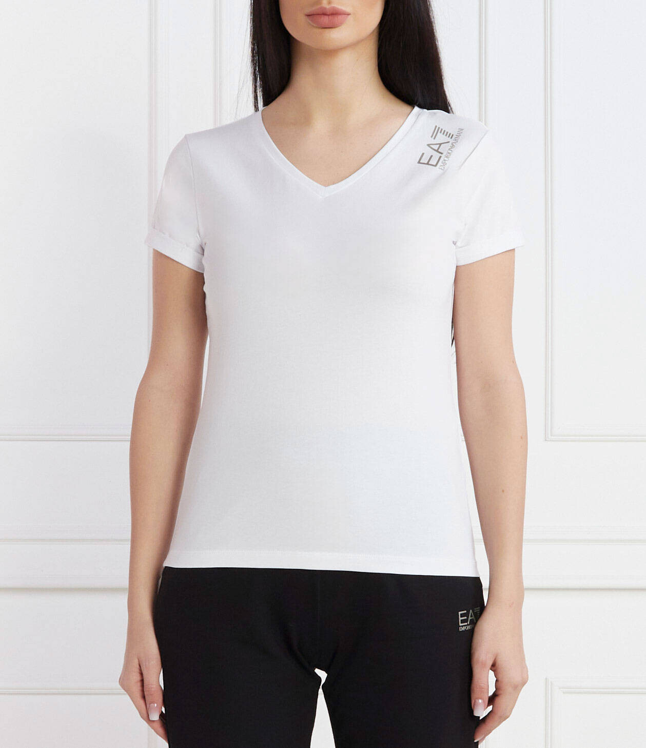 

Футболка EA7 Slim Fit stretch, белый
