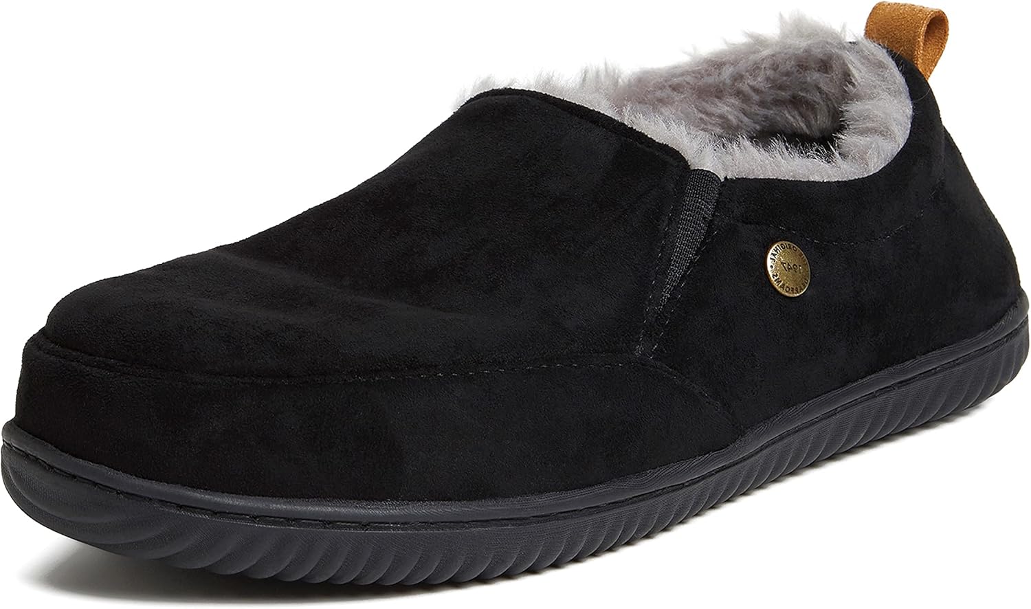 

Мужские закрытые тапочки Dearfoams Alpine Zurich, черный