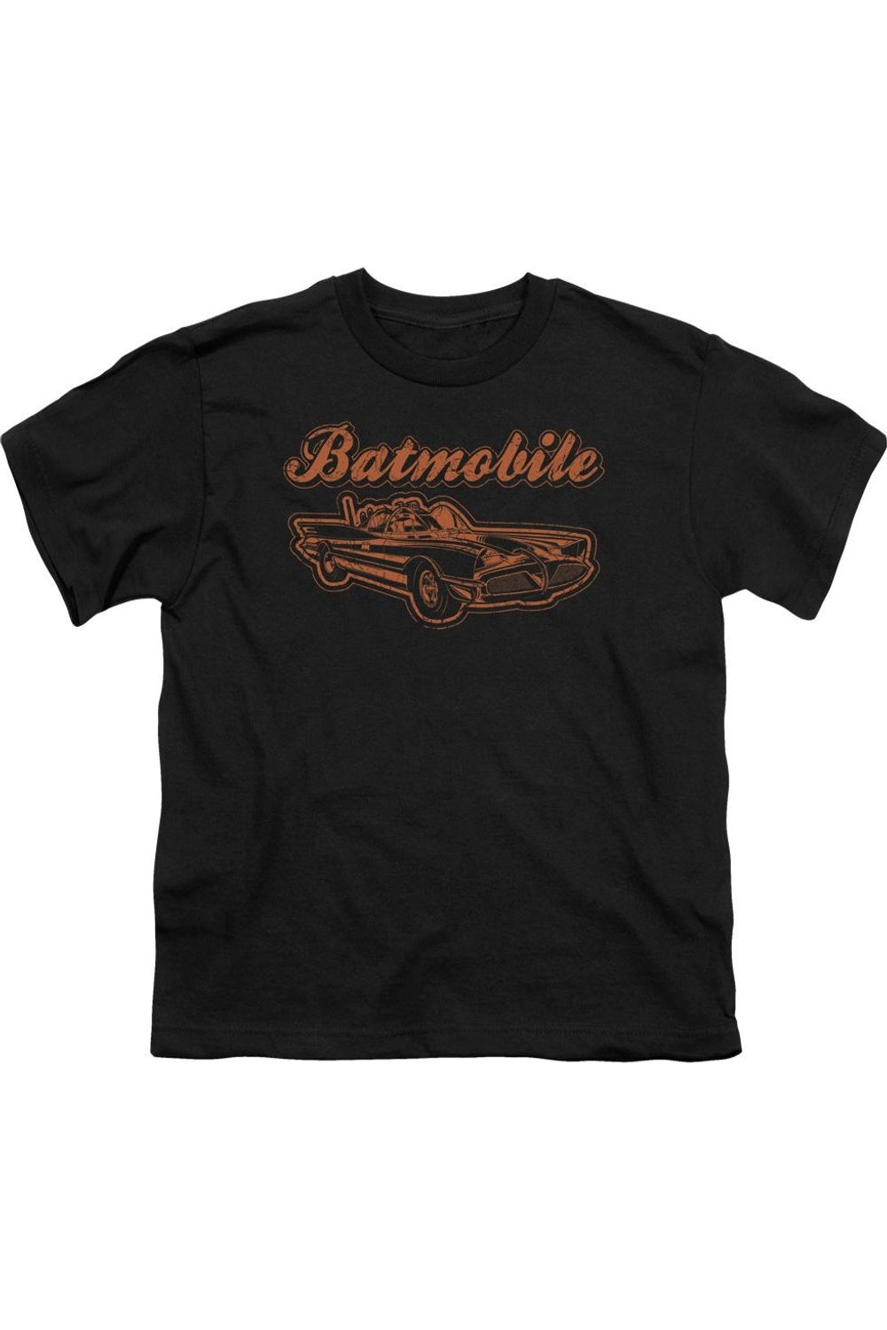 

Футболка с коротким рукавом для детей "Бэтмобиль" Batman Gildan, черный