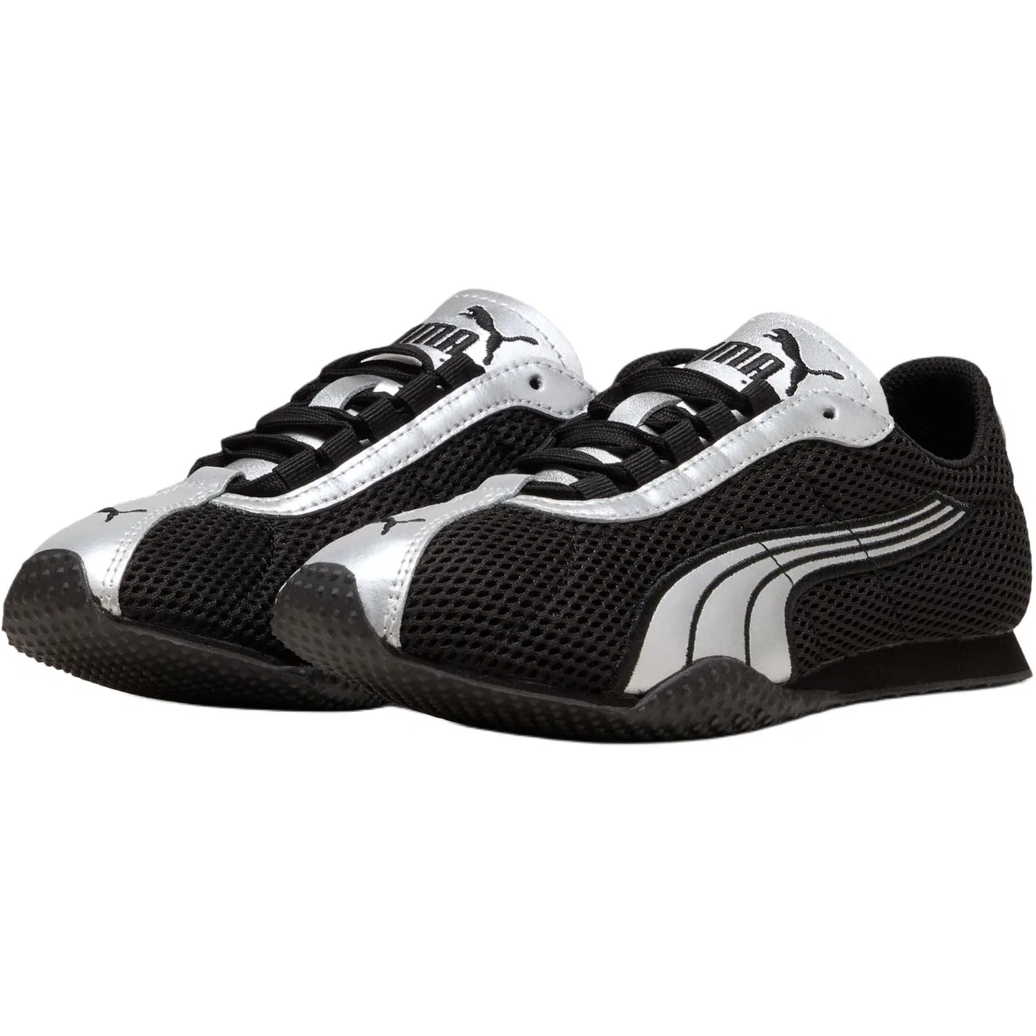 Кроссовки детские H Street Cow Leather Low Top Lifestyle Shoes Black Kids' PUMA — фото 4