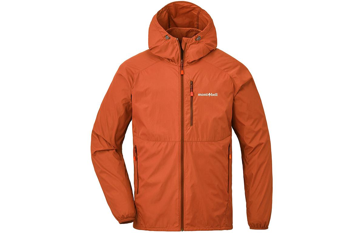 

MONTBELL Дышащая быстросохнущая водонепроницаемая одежда с защитой от ультрафиолета для мужчин, OG Orange