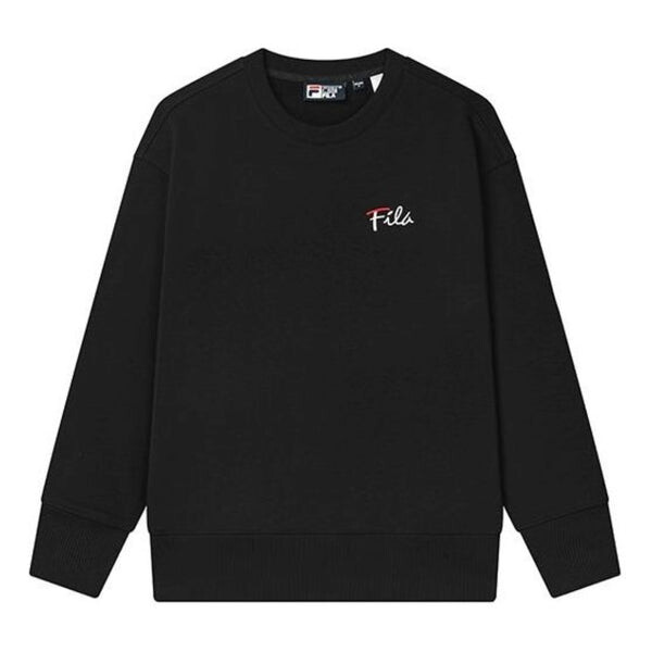 

Свитер logo sweater 'black' Fila, черный