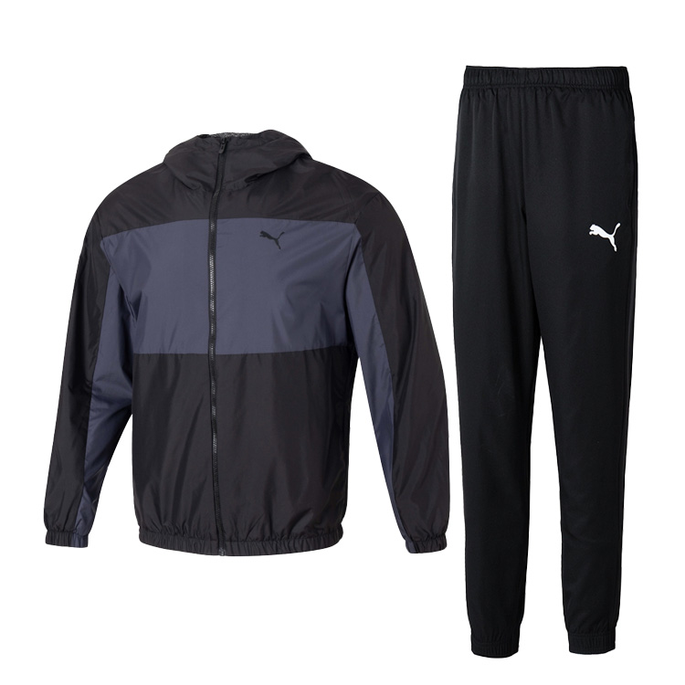 

PUMA Повседневный спортивный костюм мужской черный