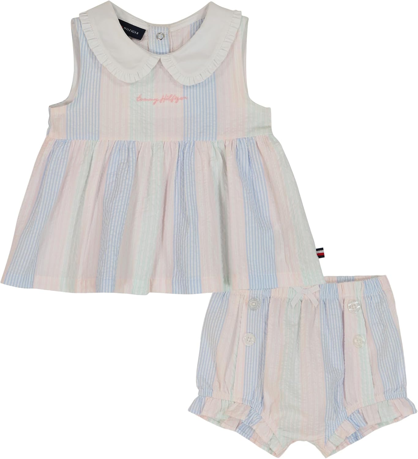 

Комплект из двух шорт для девочек Tommy Hilfiger Baby Girls, Pink Stripe