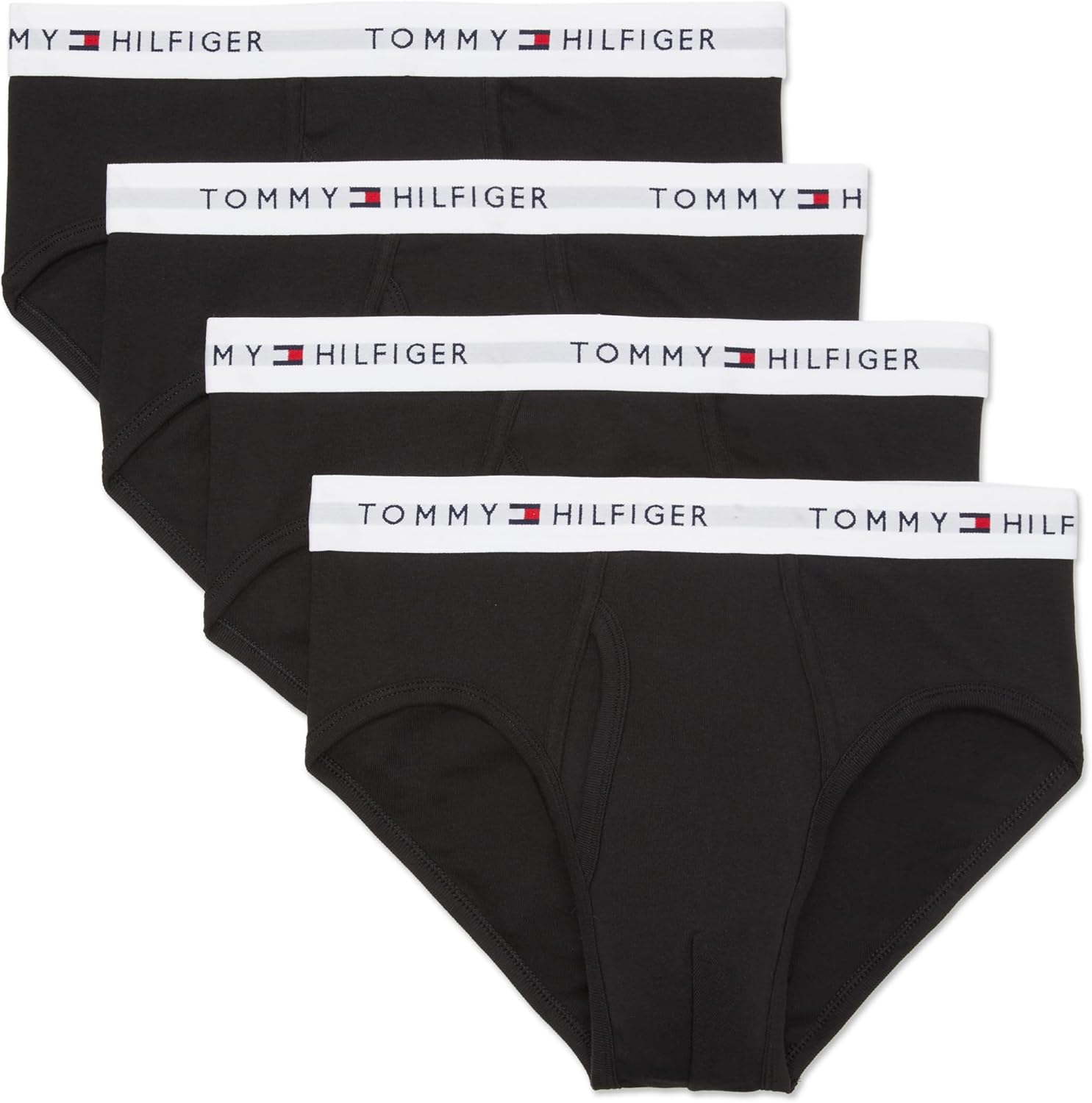 

Мужские хлопковые трусы Tommy Hilfiger, 4 шт., 4 Black