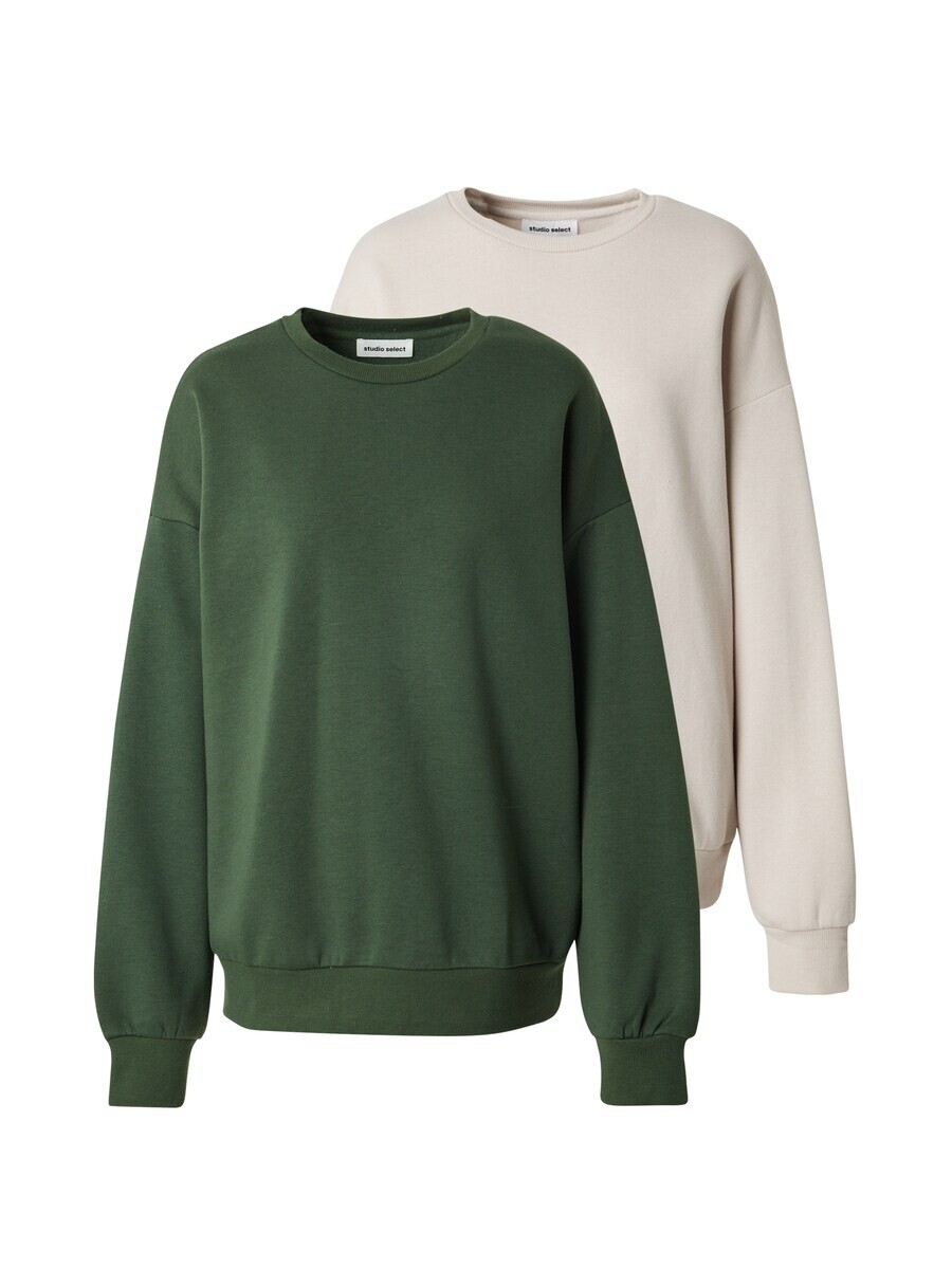 

Свитер STUDIO SELECT Sweatshirt Lotta, цвет ecru/fir