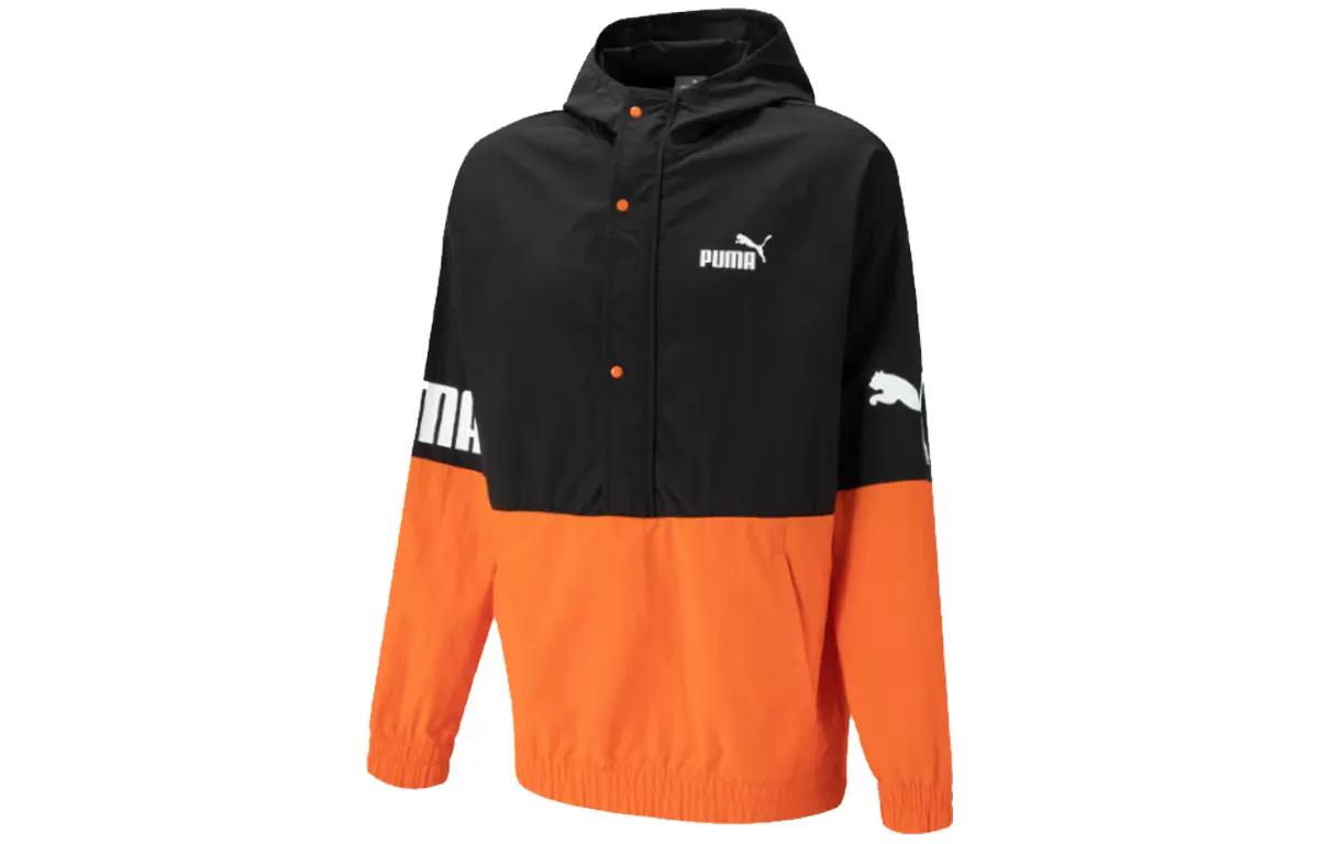

Свитшот мужской оранжевый PUMA, черный оранжевый