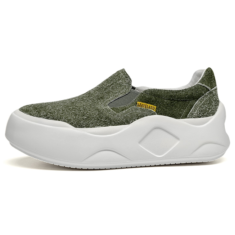 

LEAVELAND Мужские низкие кэжуал кеды Snowflake Green, цвет Snowflake Green