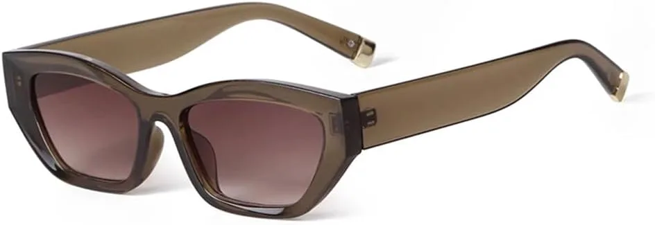 

Современные солнцезащитные очки в оправе «кошачий глаз» для женщин и мужчин. Модные простые солнцезащитные очки в небольшой оправе для путешествий UJNHGQ, C2