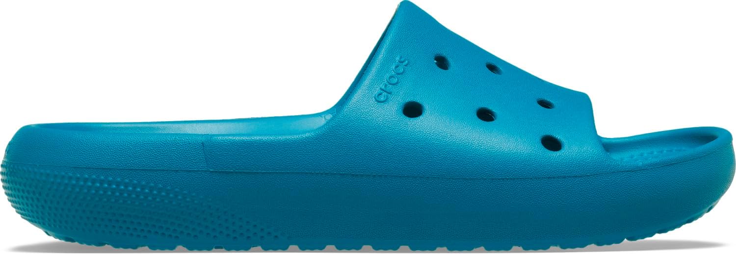 Сандалии Crocs Unisex-Adult Classic Slide V2, Turbo Teal