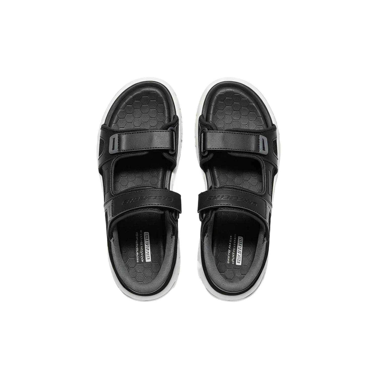 Пляжные сандалии мужские Skechers Black BK W — фото 4