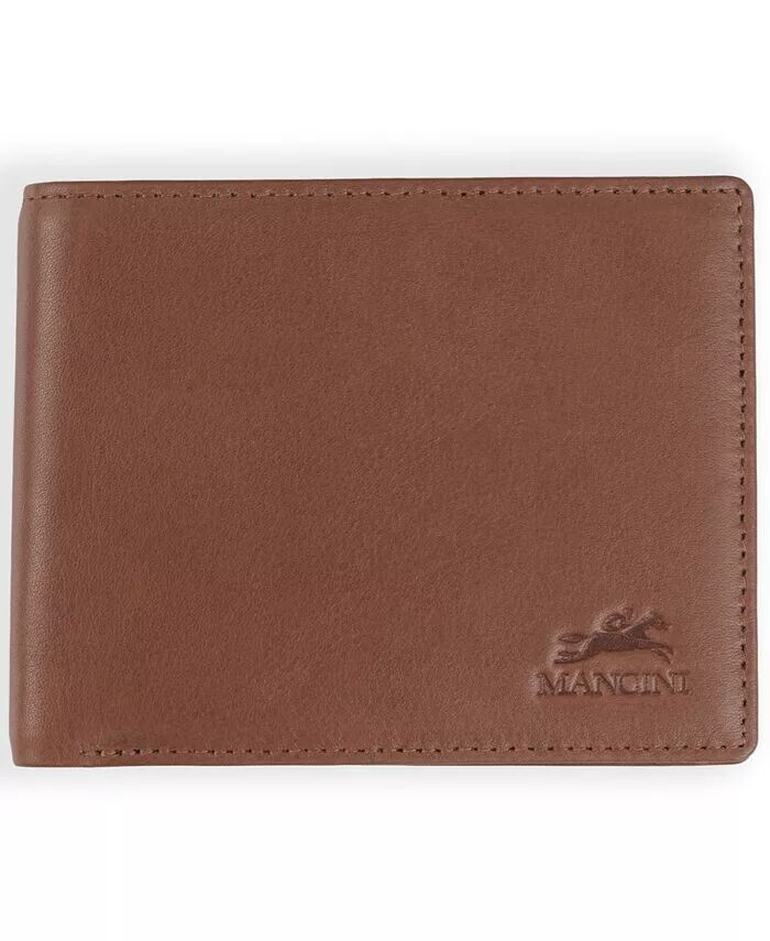 

Мужской кошелек Bellagio Collection Bifold с карманом для монет Mancini, коричневый