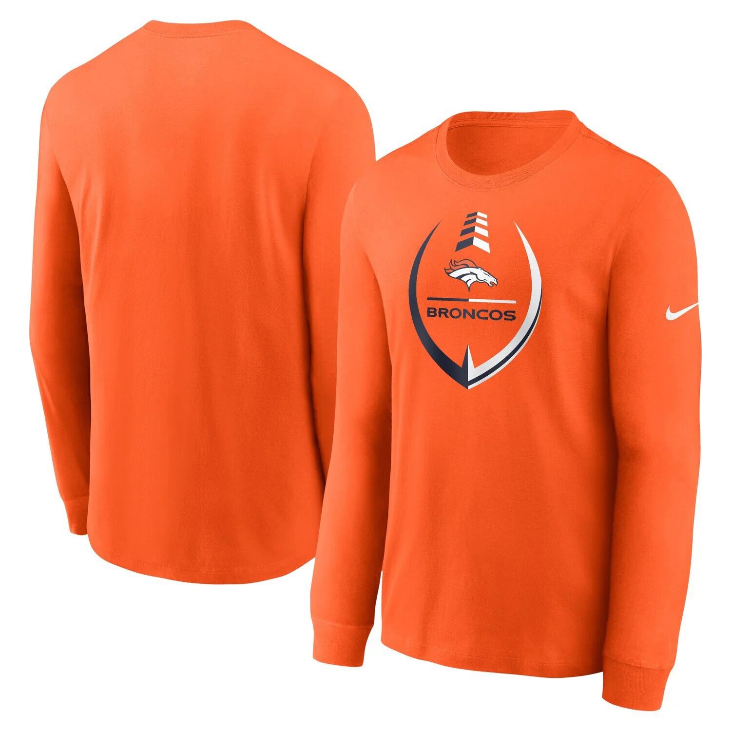 

Мужская оранжевая футболка Denver Broncos Icon Legend с длинным рукавом Performance Nike, Оранжевый, Мужская оранжевая футболка Denver Broncos Icon Legend с длинным рукавом Performance Nike