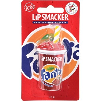 Lip Smacker Coca-Cola Cup Collection Клубничный Fanta Coke Cup Бальзам для губ для детей Fanta Клубничный вкус Сладкий подарок для ваших друзей — фото 2