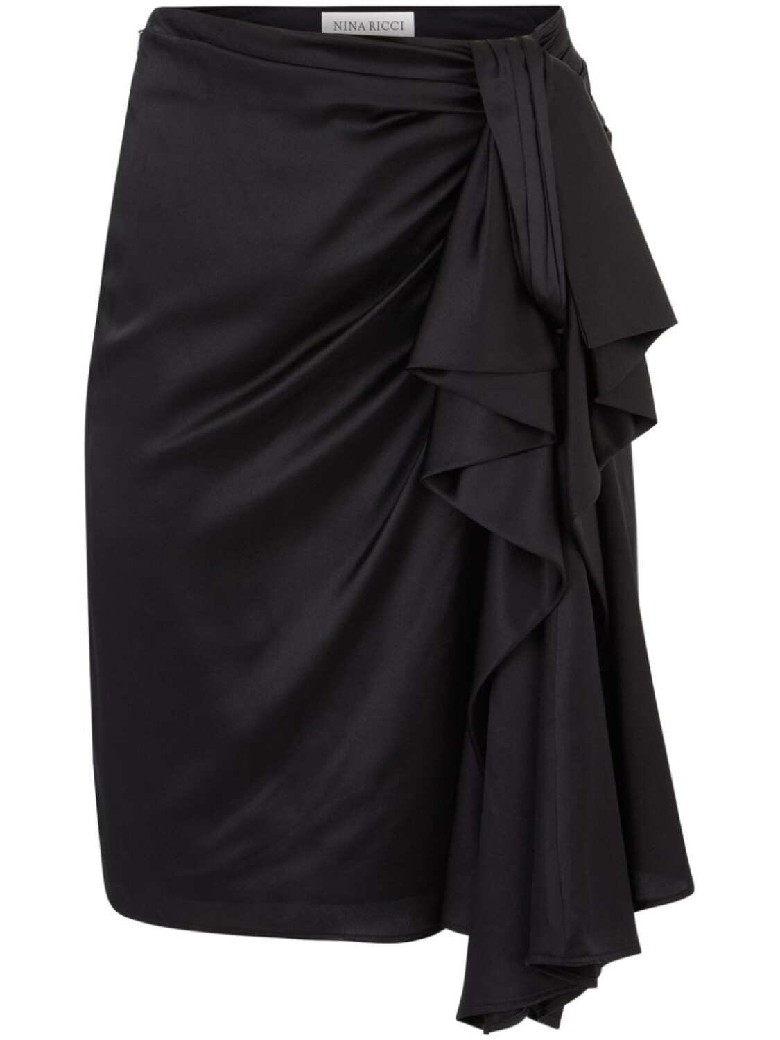 

Nina Ricci юбка асимметричного кроя с бантом, черный