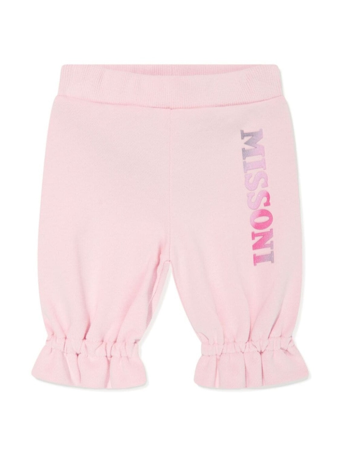 

Missoni Kids брюки с логотипом, розовый