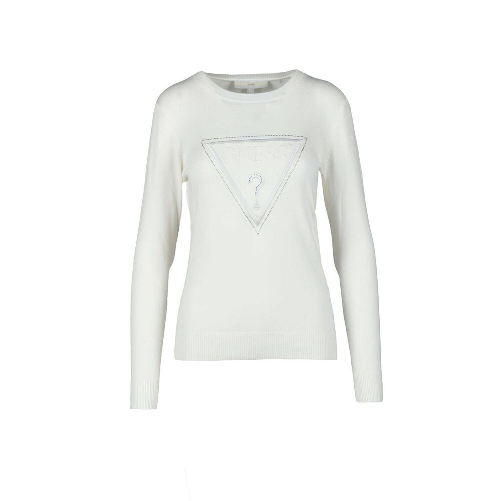 

Белые вискозные топ и футболка GUESS