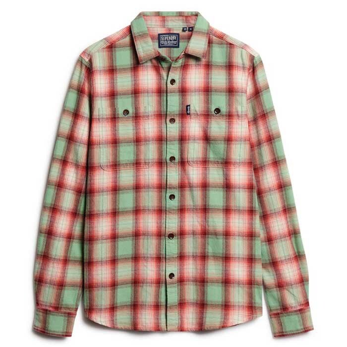 

Рубашка Superdry Vintage Check, красный