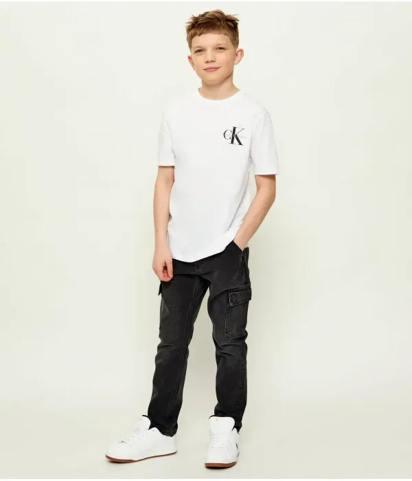 Футболка regular fit Calvin Klein Jeans, белый — фото 2