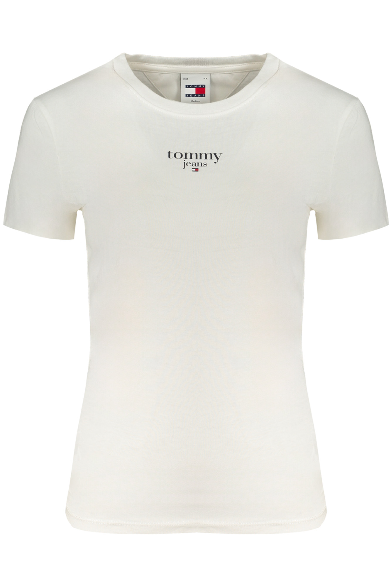 

Футболка женская Tommy Hilfiger из хлопка и вискозы с логотипом, белый