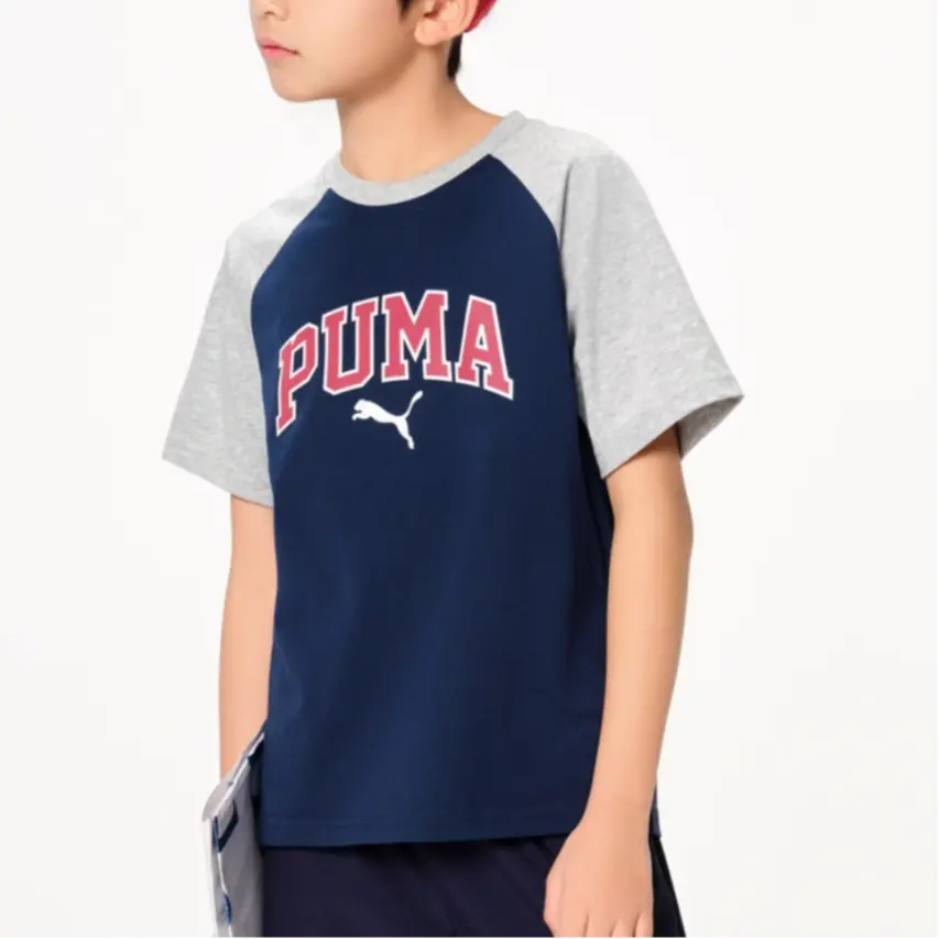 PUMA Футболка Sportstyle Series SS25 Blue Gray Tone — фото 3