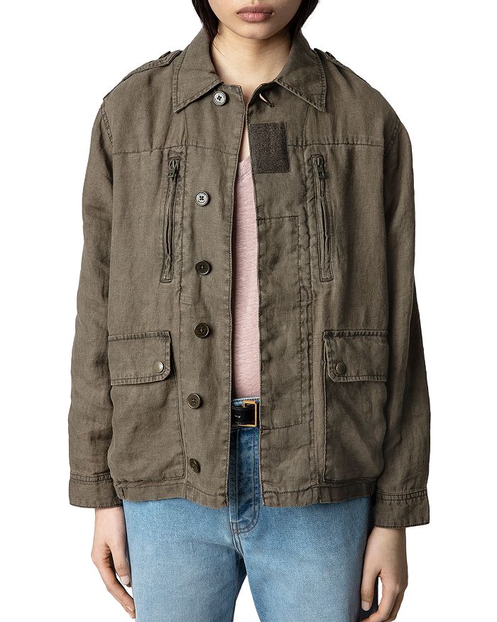 

Детская льняная куртка - для малышей и детей постарше Zadig & Voltaire, мультиколор