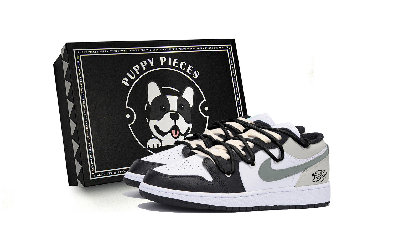 

Баскетбольные кроссовки Air 1 Vintage Men Low-Top Black/Grey Jordan