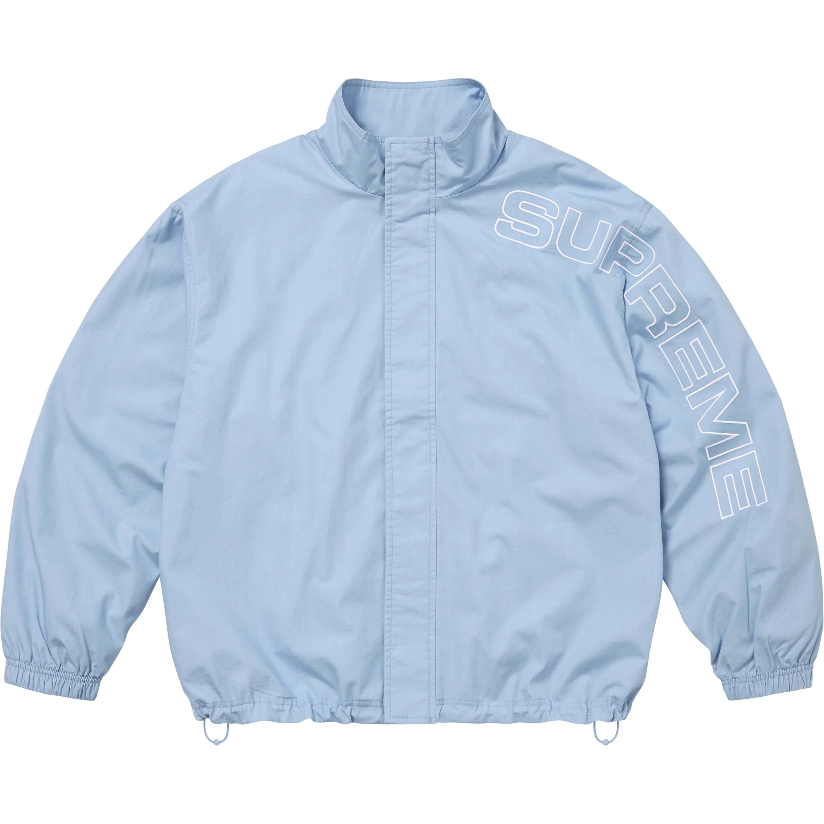 

Supreme Вышитая спортивная куртка, Light Blue/Light Blue