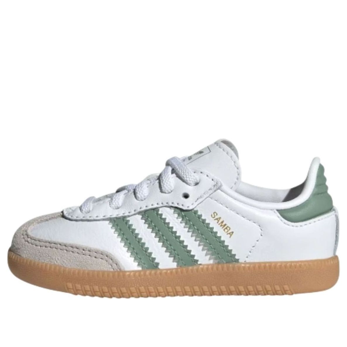 (TD) Adidas Samba OG Cloud White Sylver Green