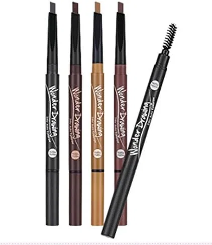 Карандаш для бровей Holika Holika Wonder Drawing 24HR Auto Eyebrow 02 Dark Brown