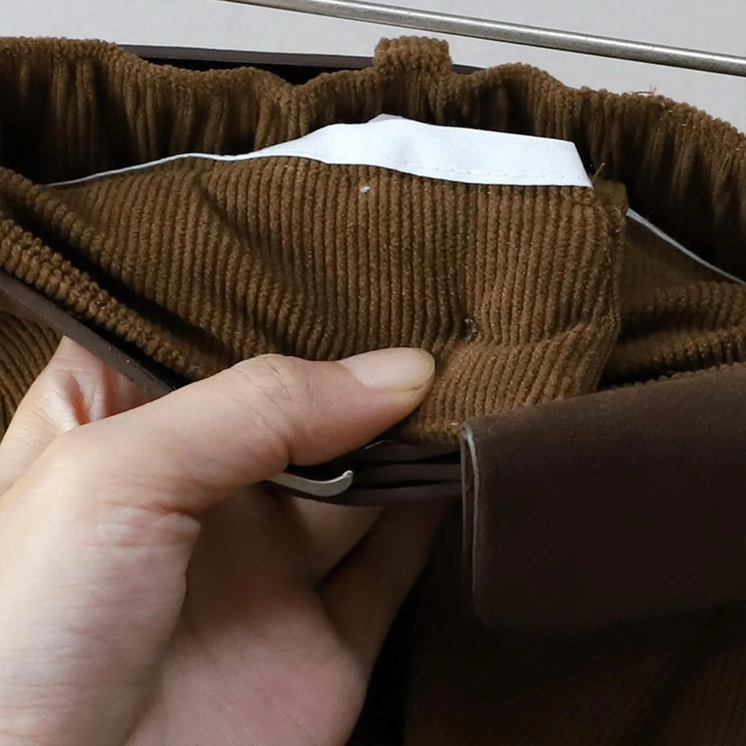 Gaucho Pants для женщин из вельвета укороченные плиссированные широкие палаццо брюки нарядные на резинке кюлоты свободного кроя с карманами Generic, черный — фото 2