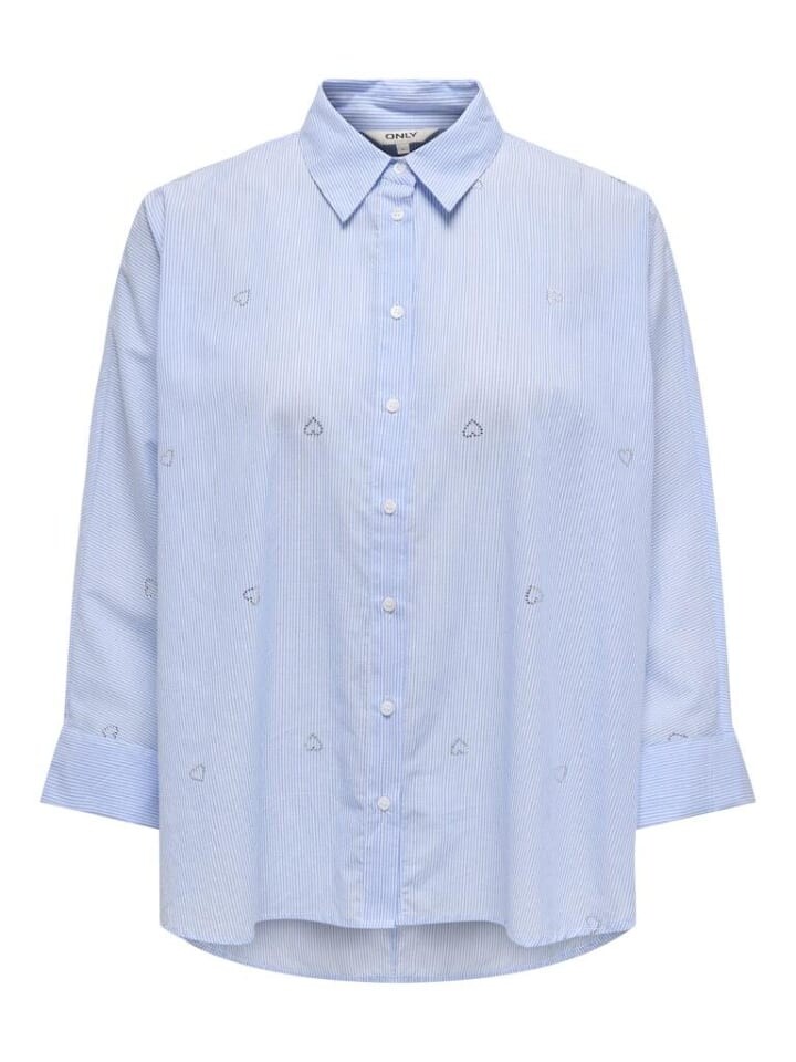 

Блуза ONLY Langarmbluse, цвет Bright White