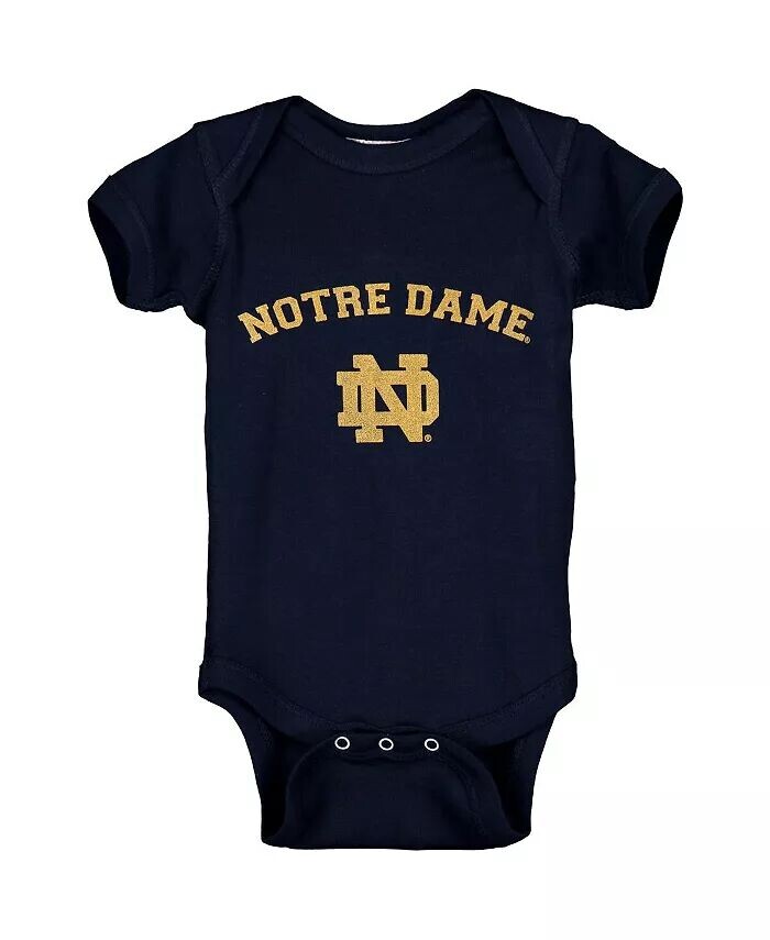 

Боди для мальчиков и девочек в морском стиле Notre Dame Fighting Irish Arch and Logo Two Feet Ahead