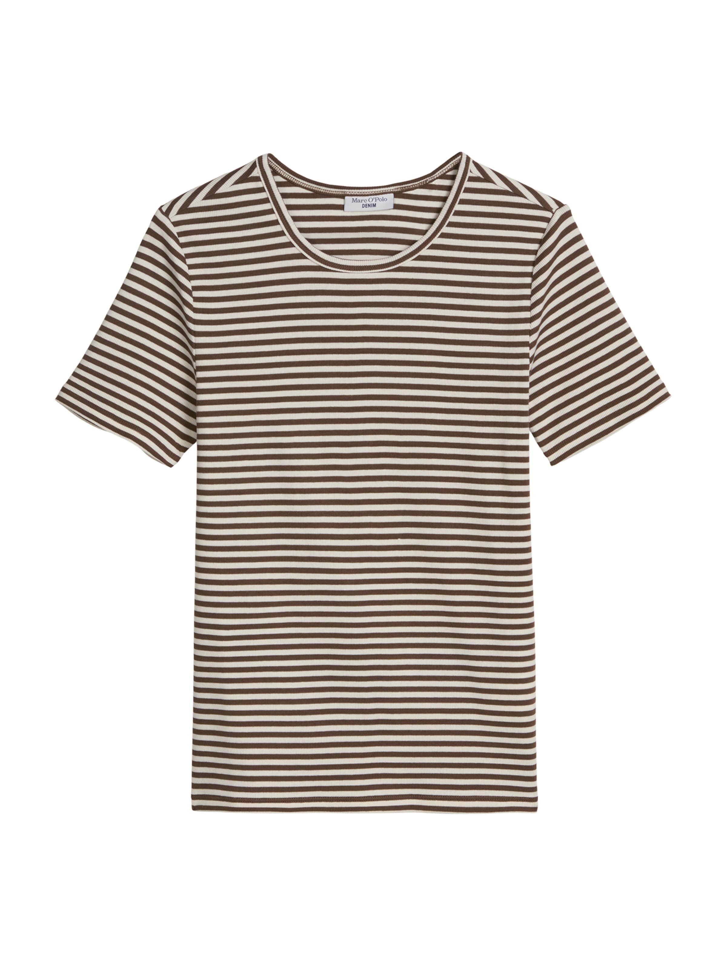 

Marc O'Polo DENIM Футболка в темно-коричневом цвете