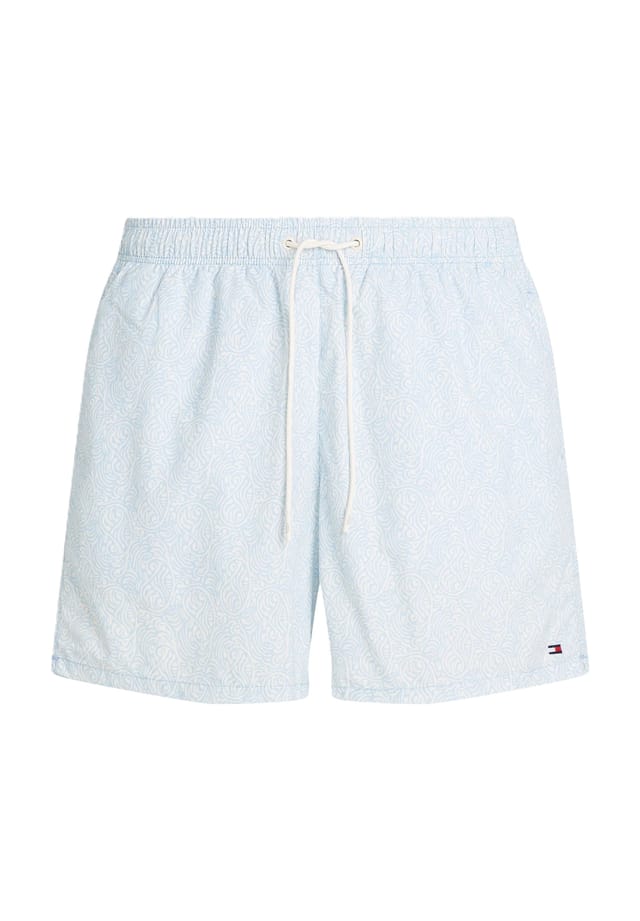 

Плавки-Шорты с эластичным поясом и шнурком Tommy Hilfiger, синий