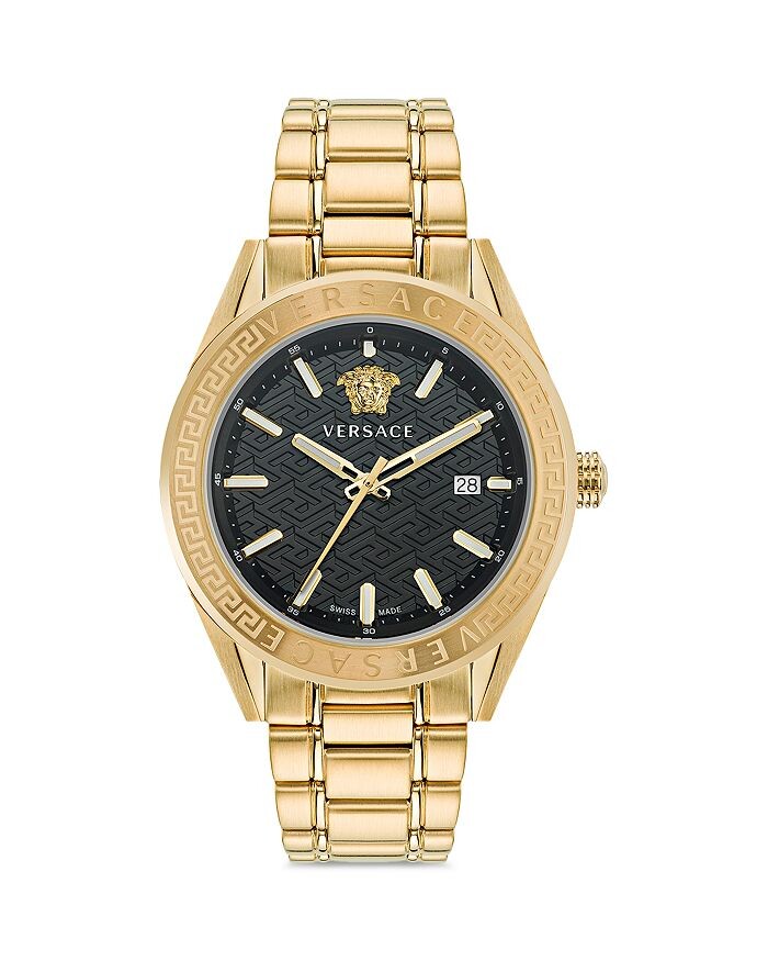 

Часы Versace V-Code, 42 мм, черный