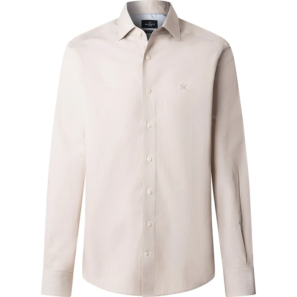 

Рубашка с длинным рукавом Hackett Hairline Stripe, бежевый