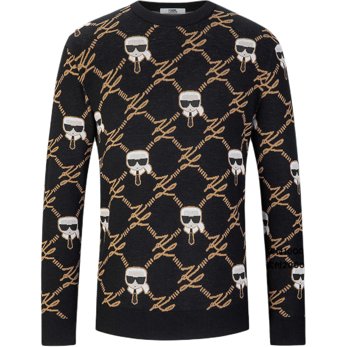 

KARL LAGERFELD / Karl Lagerfeld Jeans KARL LAGERFELD FW24 свитер мужской черный