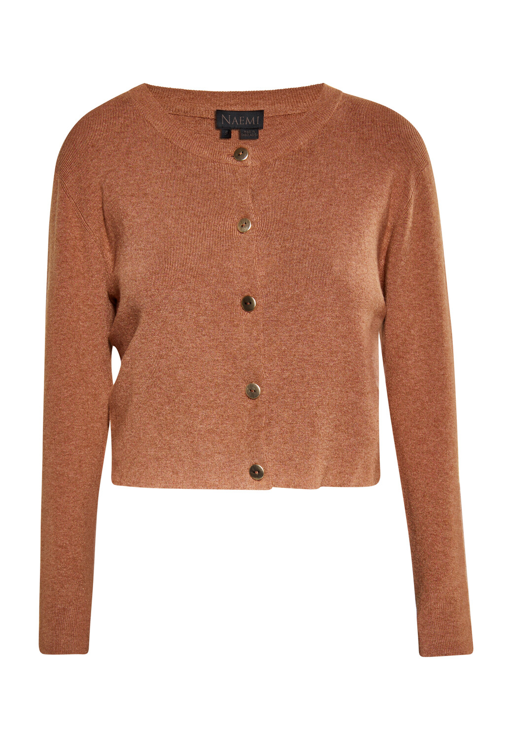 

Толстовка NAEMI Cardigan, цвет Braun Melange