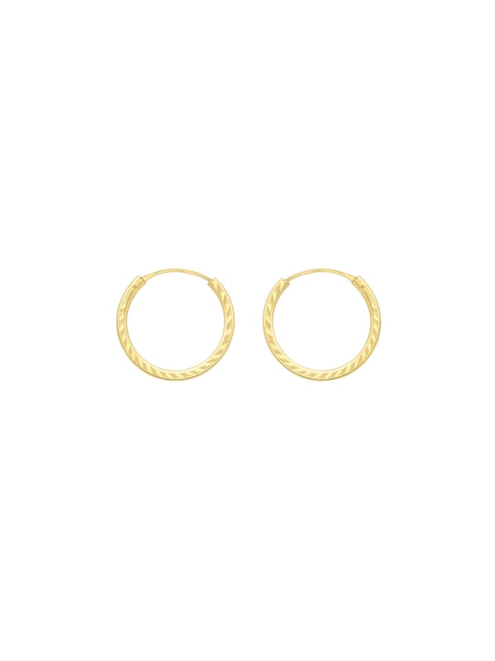 

Круглые серьги из золота 375 пробы Lucardi