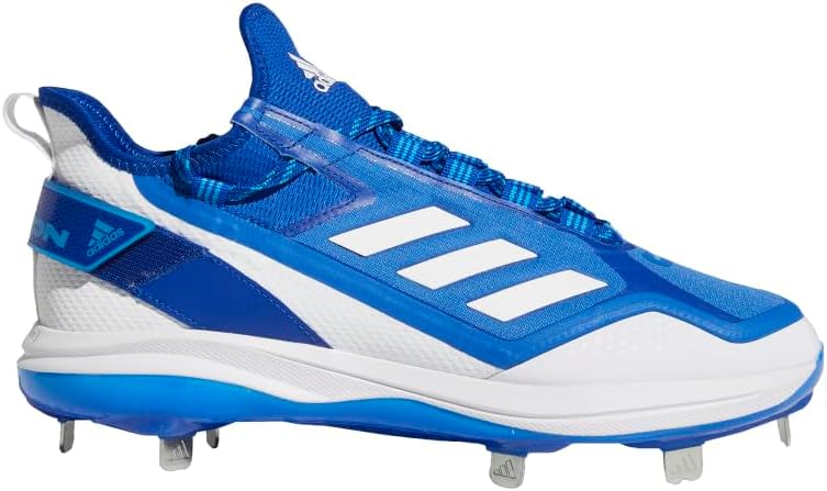 Бейсбольные бутсы Adidas Men's Icon 7 Boost, белый/синий — фото 2