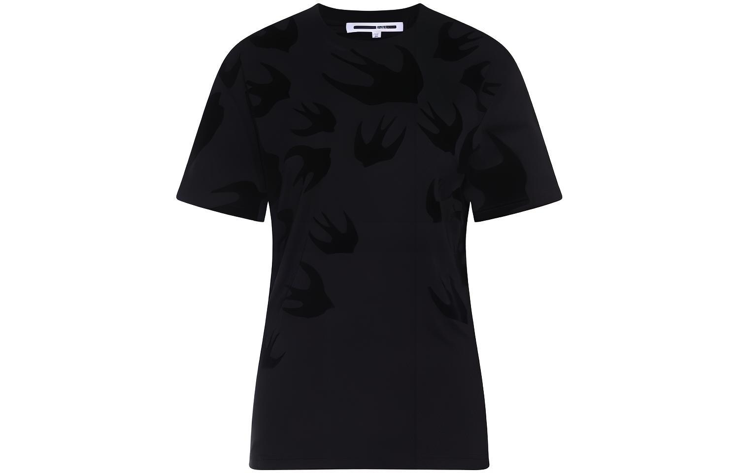 

McQ Alexander McQueen Футболка женская черная, Черный, McQ Alexander McQueen Футболка женская черная