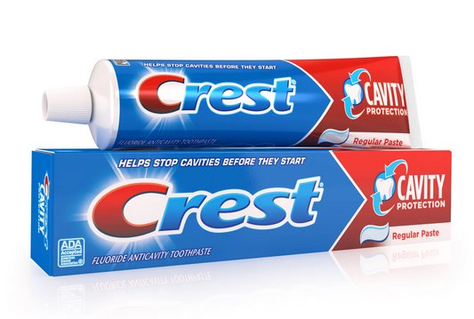 Освежающая фторидная зубная паста Regular Cavity Protection Crest 161 г — фото 3