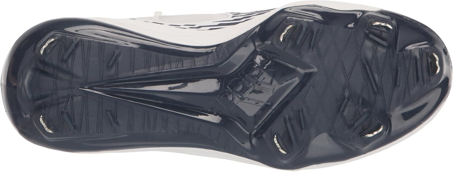 Мужские кроссовки Adidas Adizero Afterburner 9, белый/синий/темно-синий — фото 4